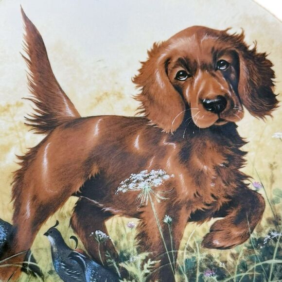 Vintage 1988 "Missing the Point" Irish Setter
Collector Plate by Lynn Kaatz - Picture 3 of 7